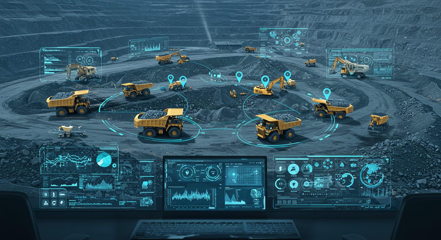 Digitalización de logística interna en minería: Control de flotas y materiales