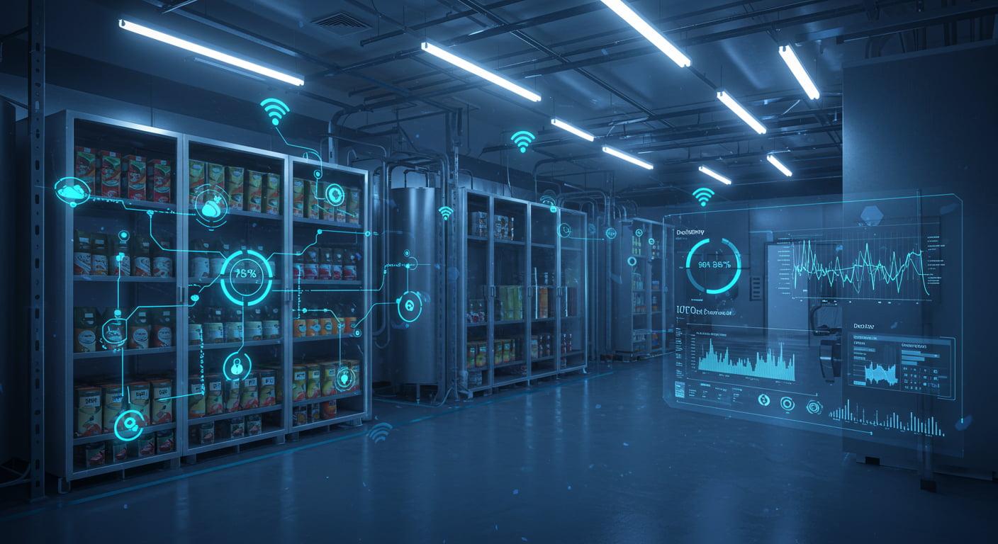 Optimización de cadena de frío con monitoreo IoT en industria alimentaria