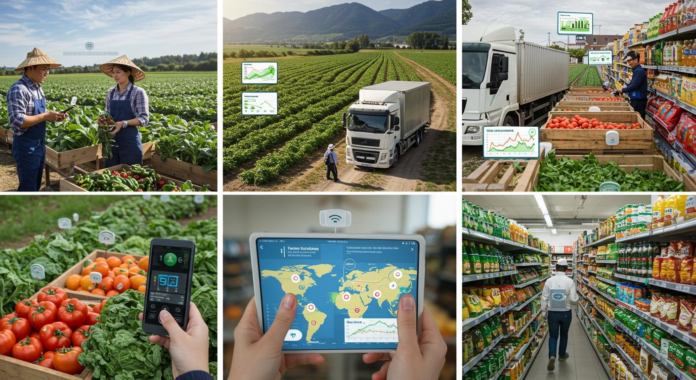 Trazabilidad de temperatura en toda la cadena de suministro alimentaria